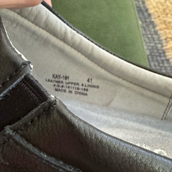 NEW ALEGRIA women's keli professional shoes - medium width in black nappa leathe - Picture 7 of 7